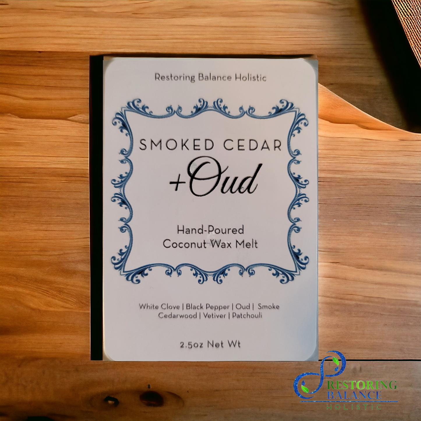Smoked Cedar + Oud Wax Melt - Restoring Balance Shop