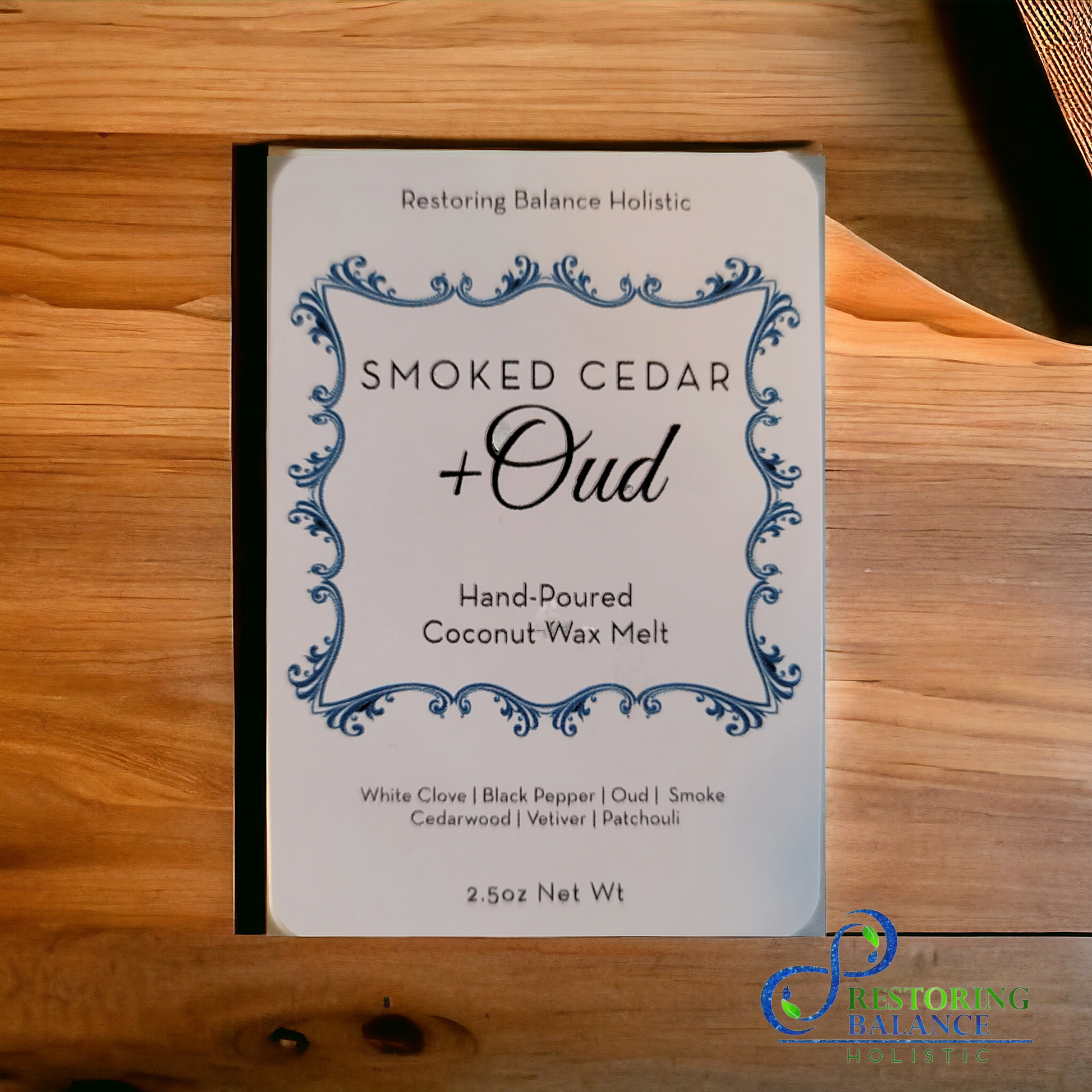 Smoked Cedar + Oud Wax Melt - Restoring Balance Shop